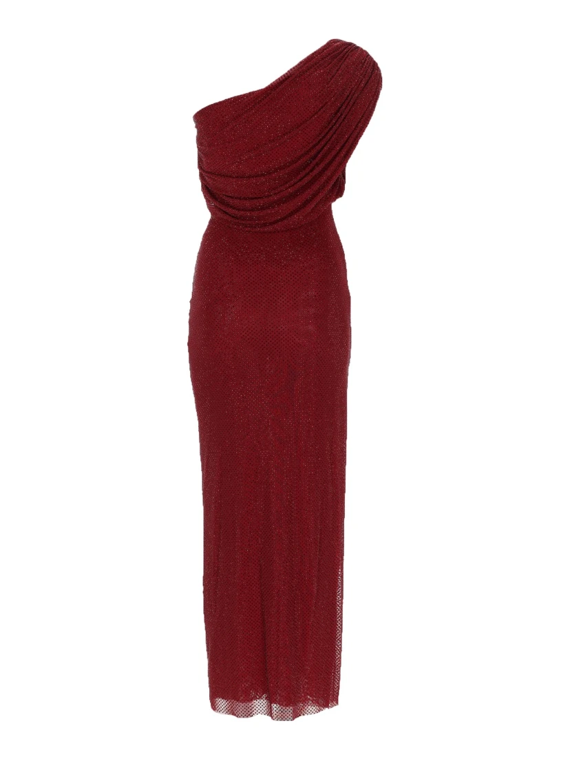 MIDI DRESS WITH RHINESTONES