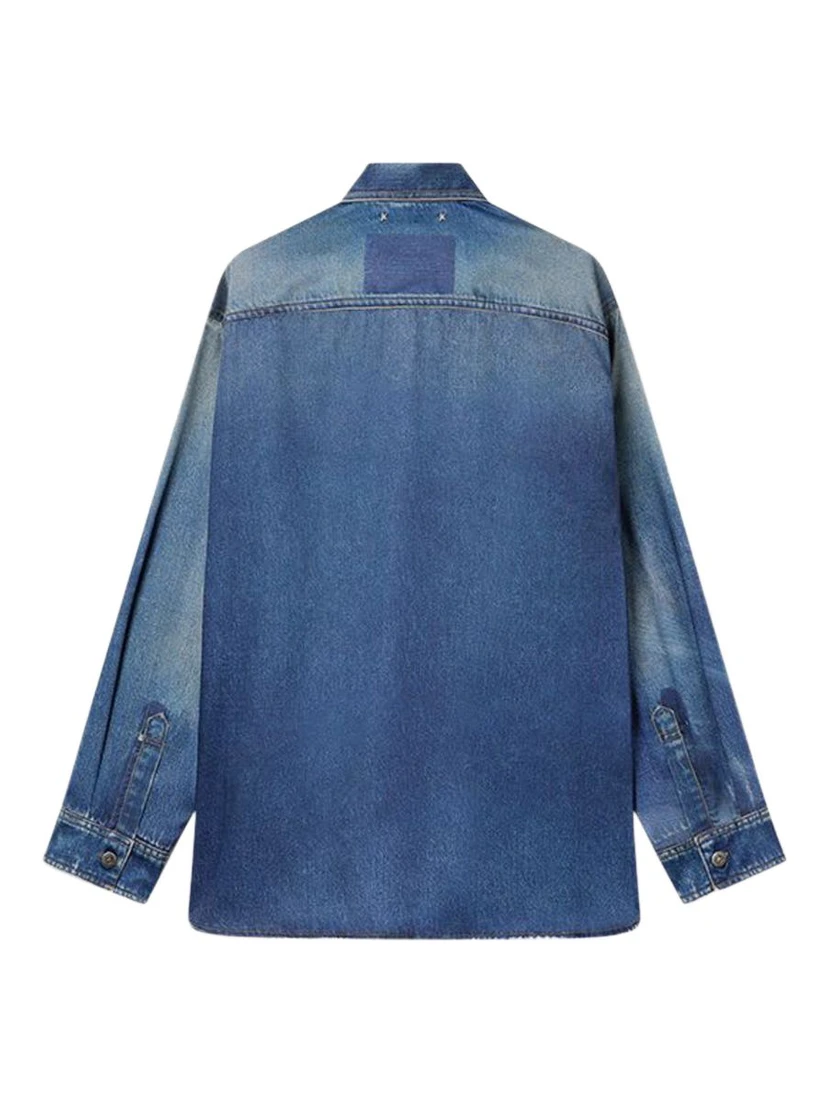 Golden Goose Shirts Blue