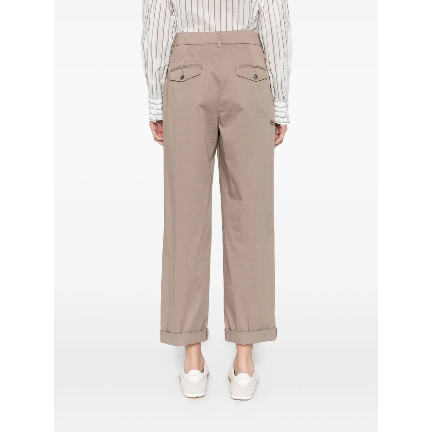 Peserico Trousers Brown
