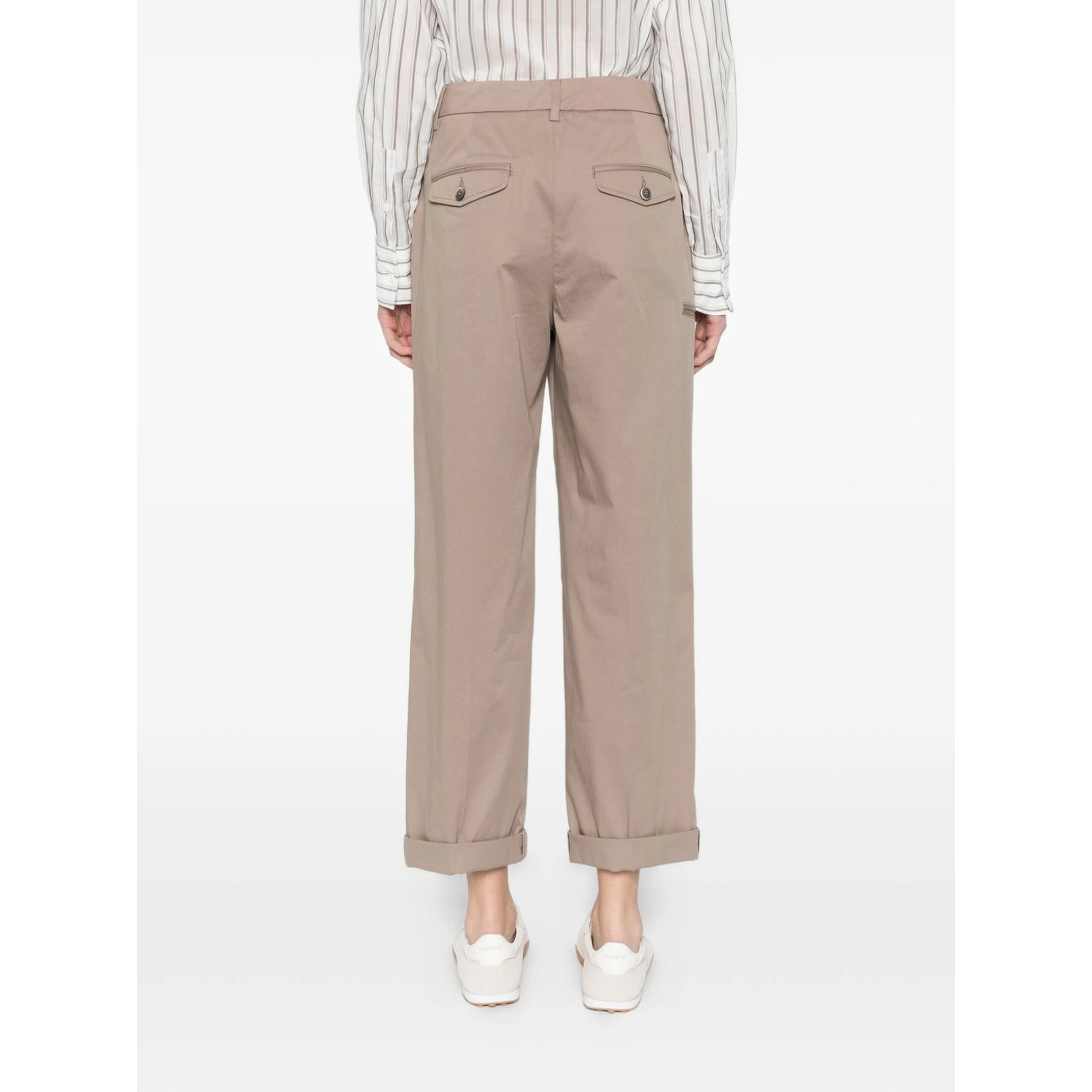 Peserico Trousers Brown