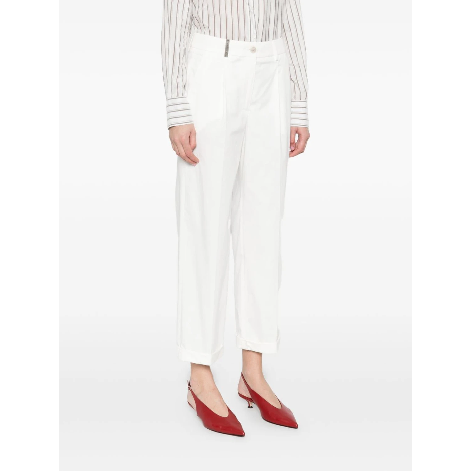 Peserico Trousers White