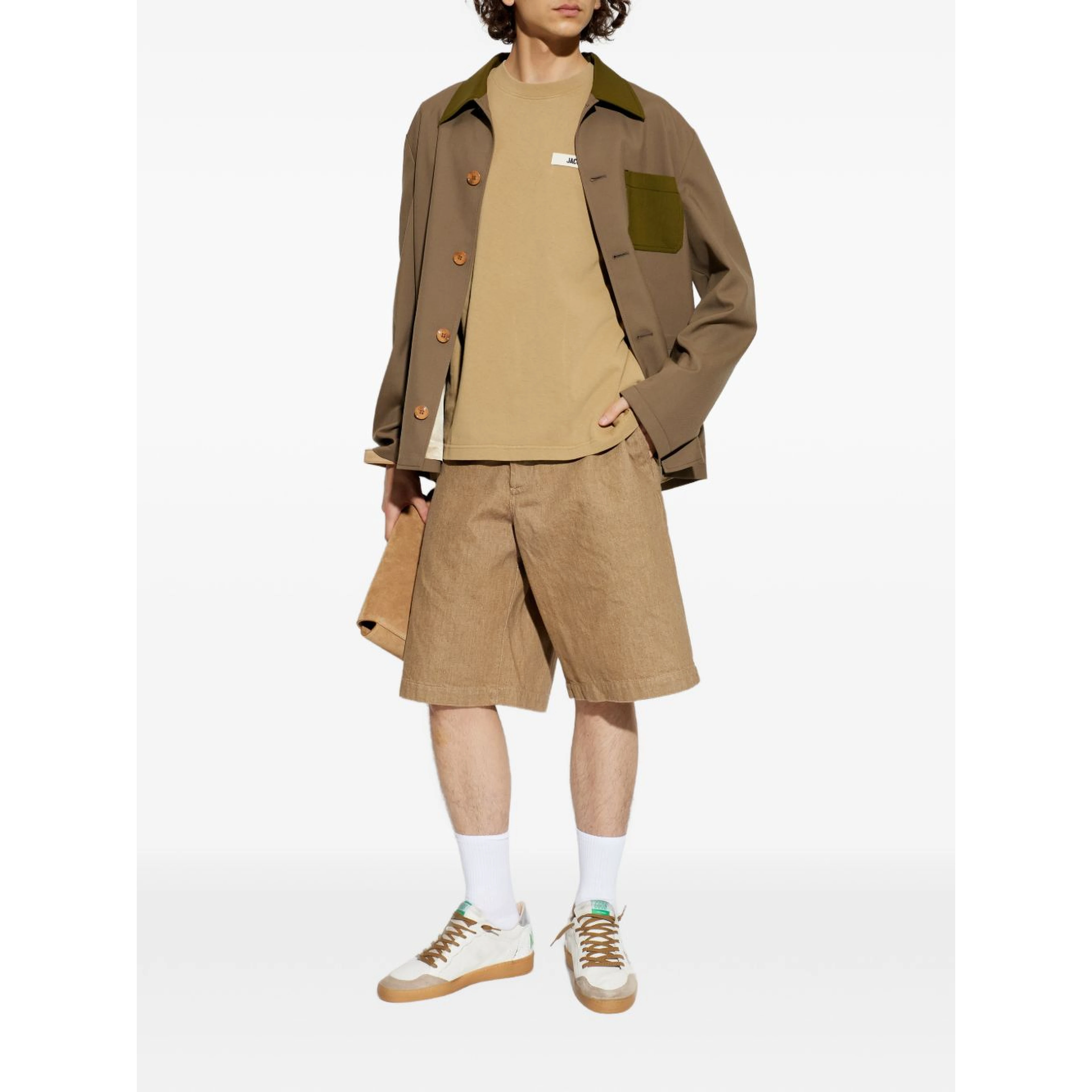 JACQUEMUS Shorts Beige