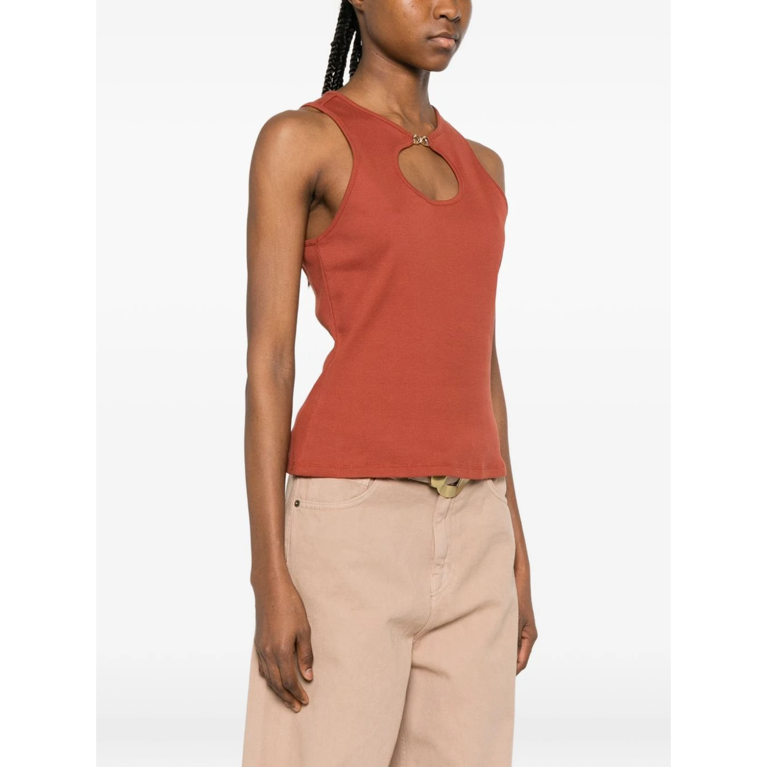 Twin-set T-shirts and Polos Brown
