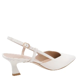Stuart Weitzman With Heel White