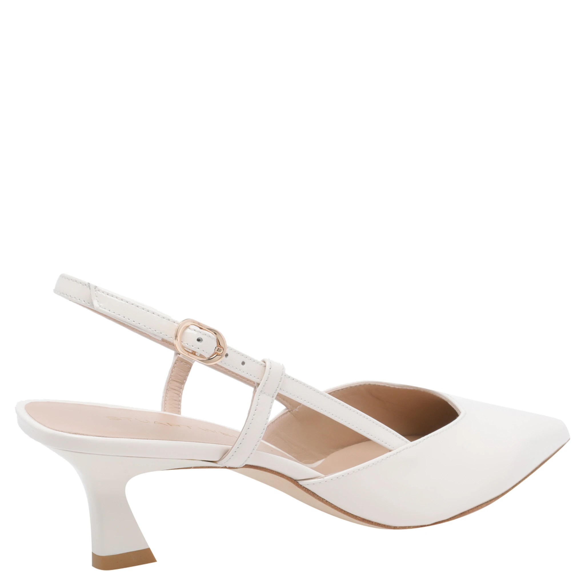 Stuart Weitzman With Heel White