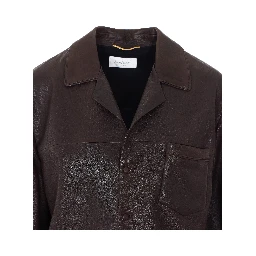 Saint Laurent  Jackets Brown