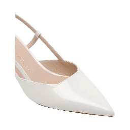Stuart Weitzman With Heel White