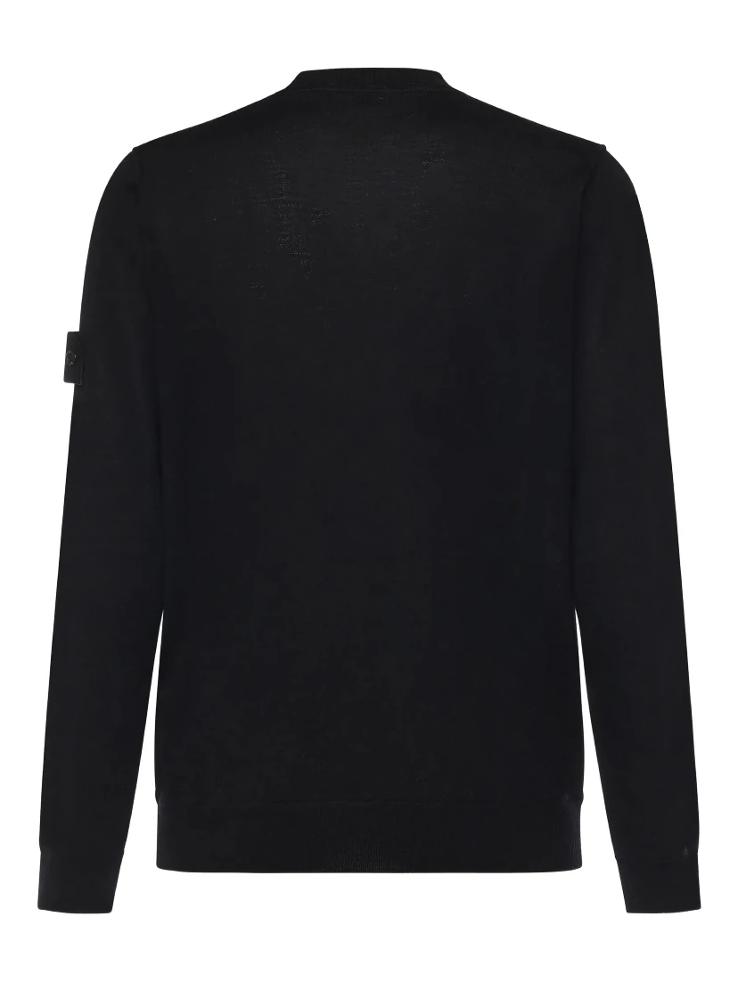 Stone Island Sweaters Black
