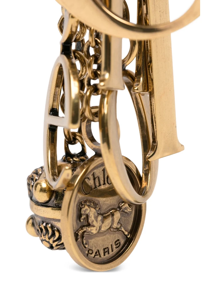 Chloè Keychains Golden alternative