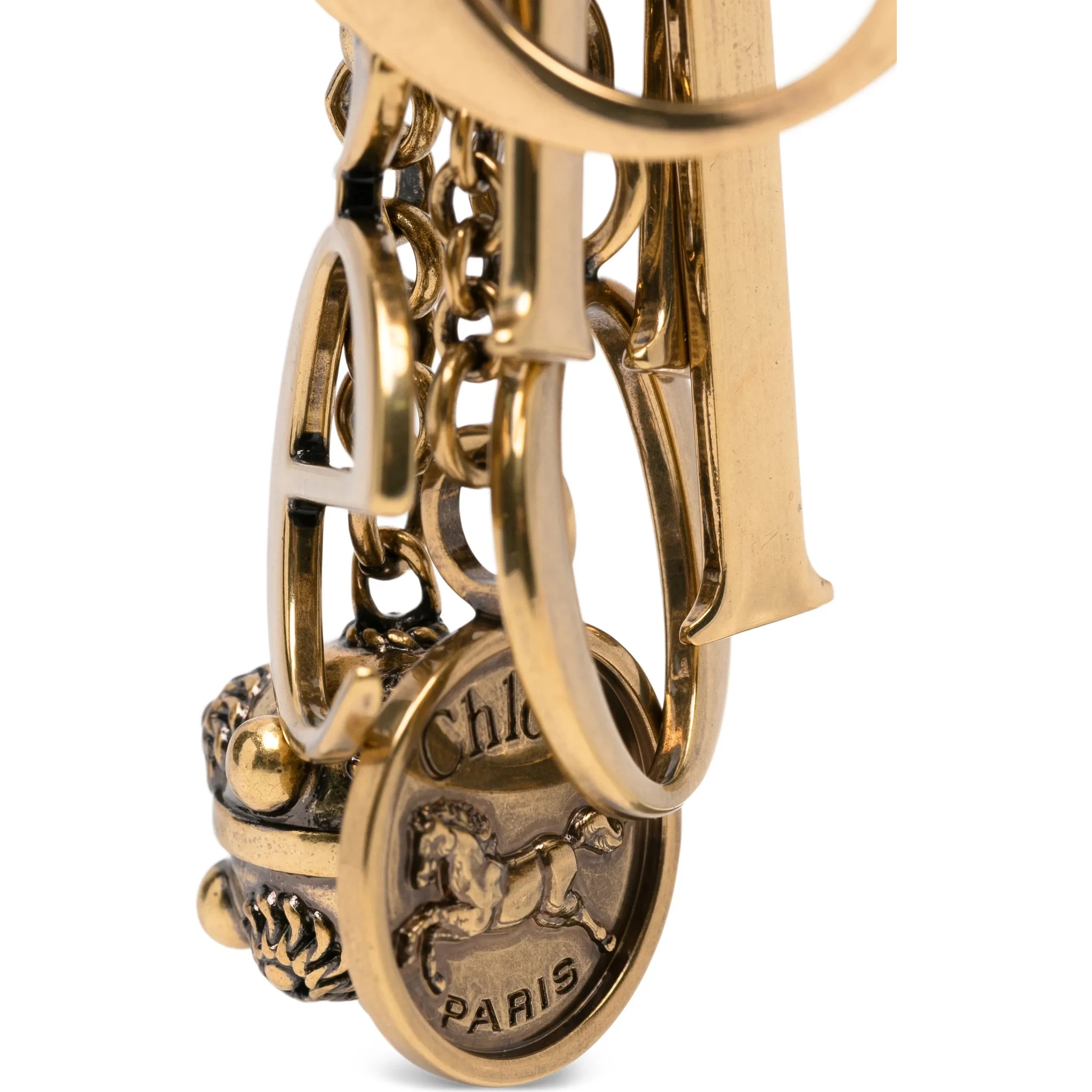 Chloè Keychains Golden
