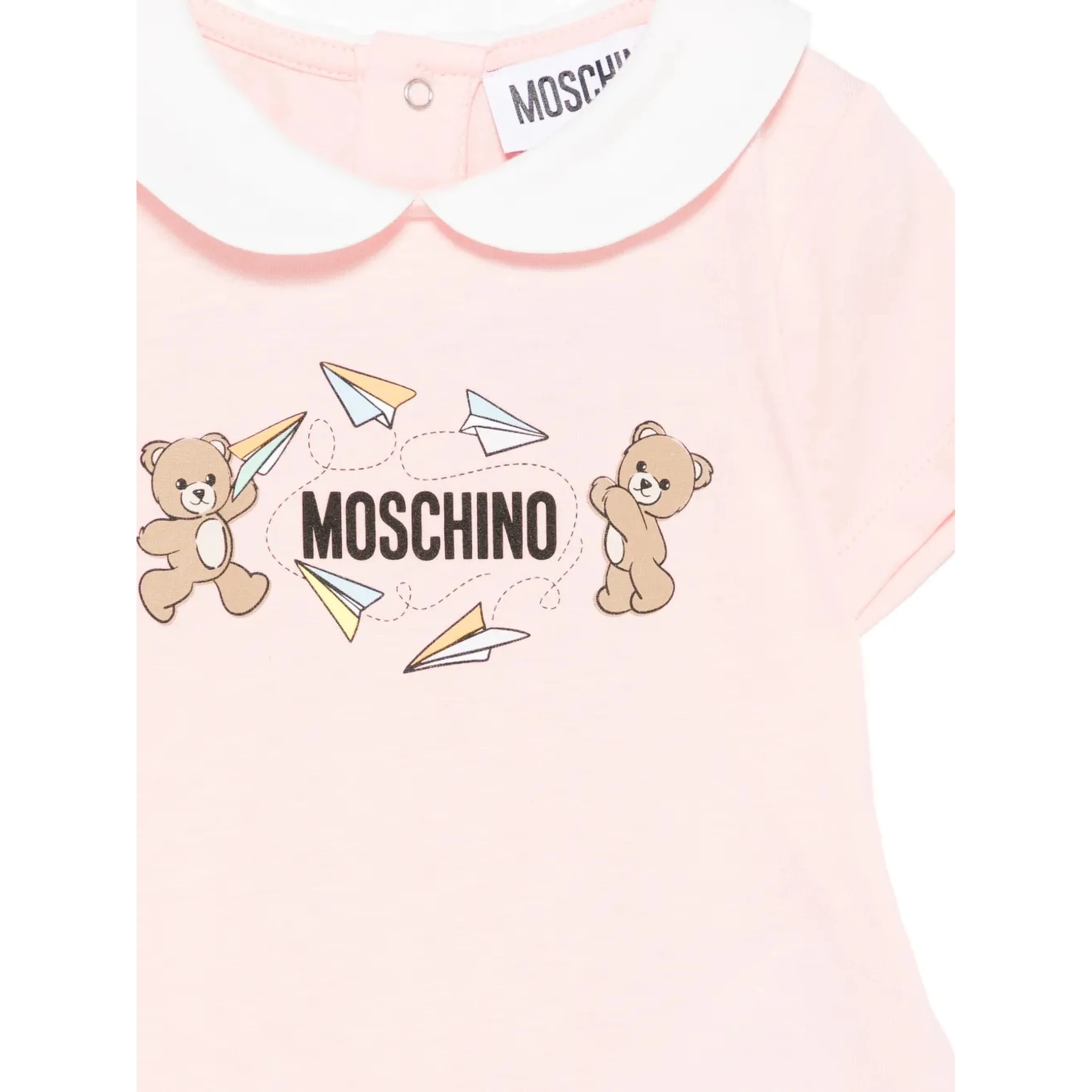 ملابس موسكينو للأطفال... وردي