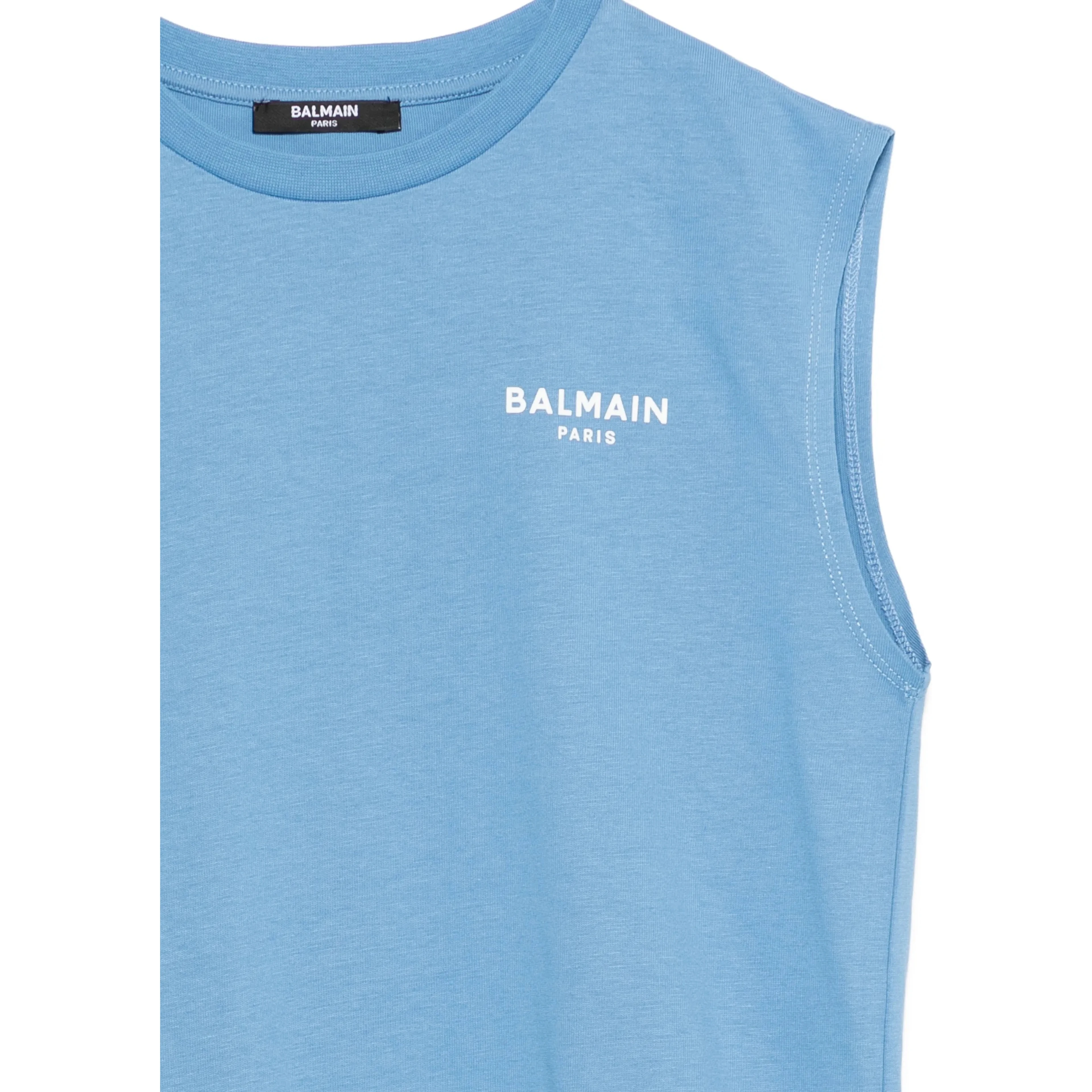 Balmain T-shirts and Polos Clear Blue