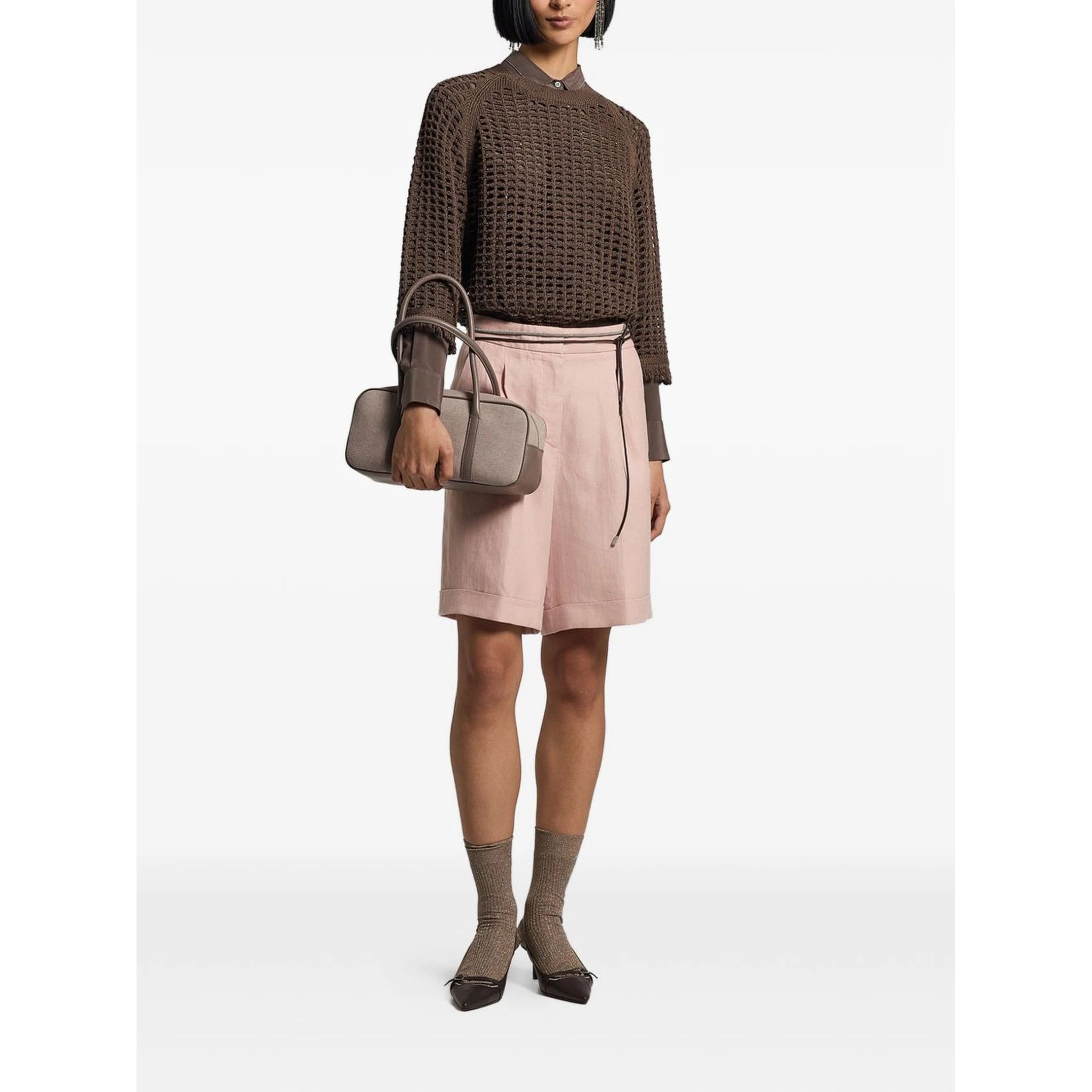 Peserico Sweaters Brown