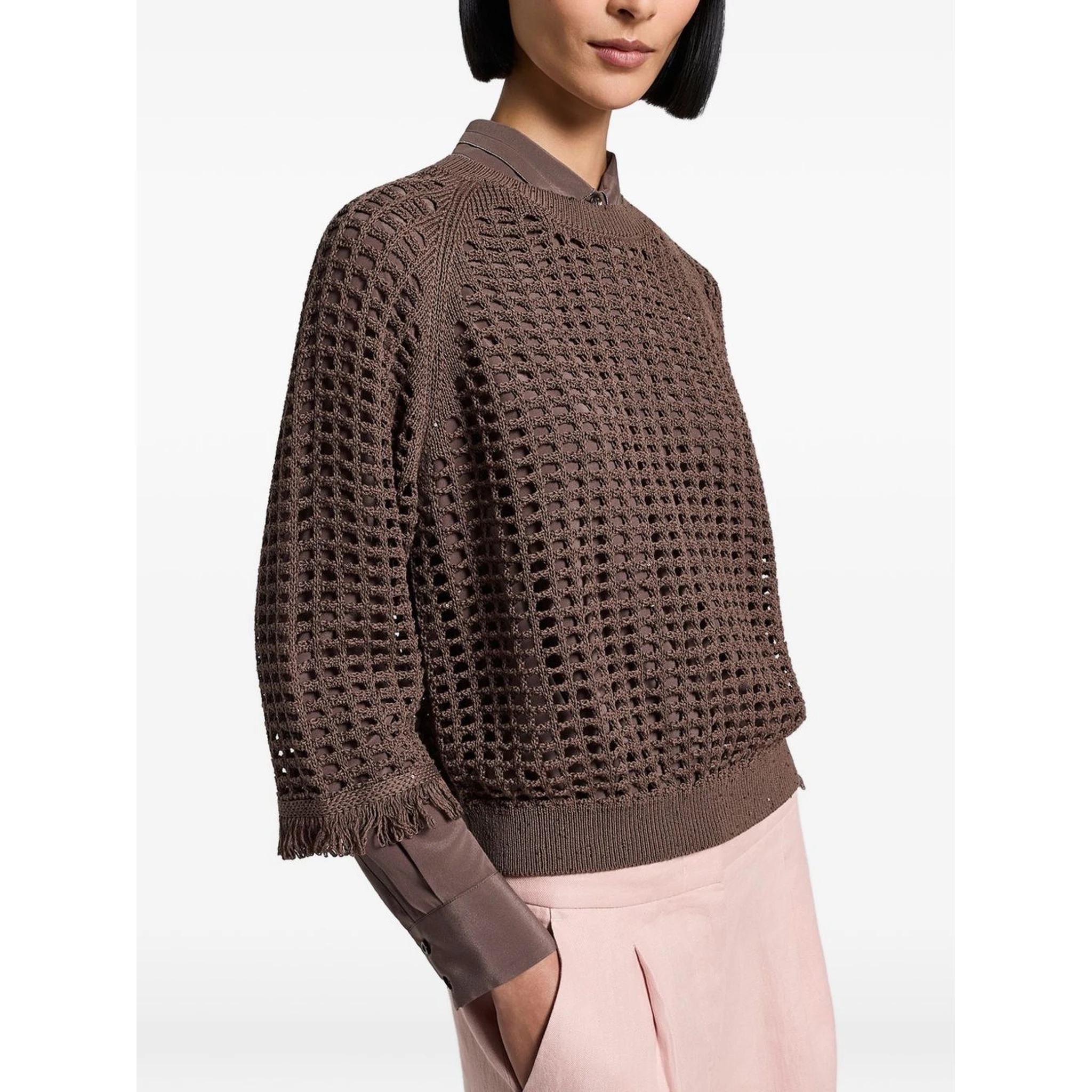 Peserico Sweaters Brown