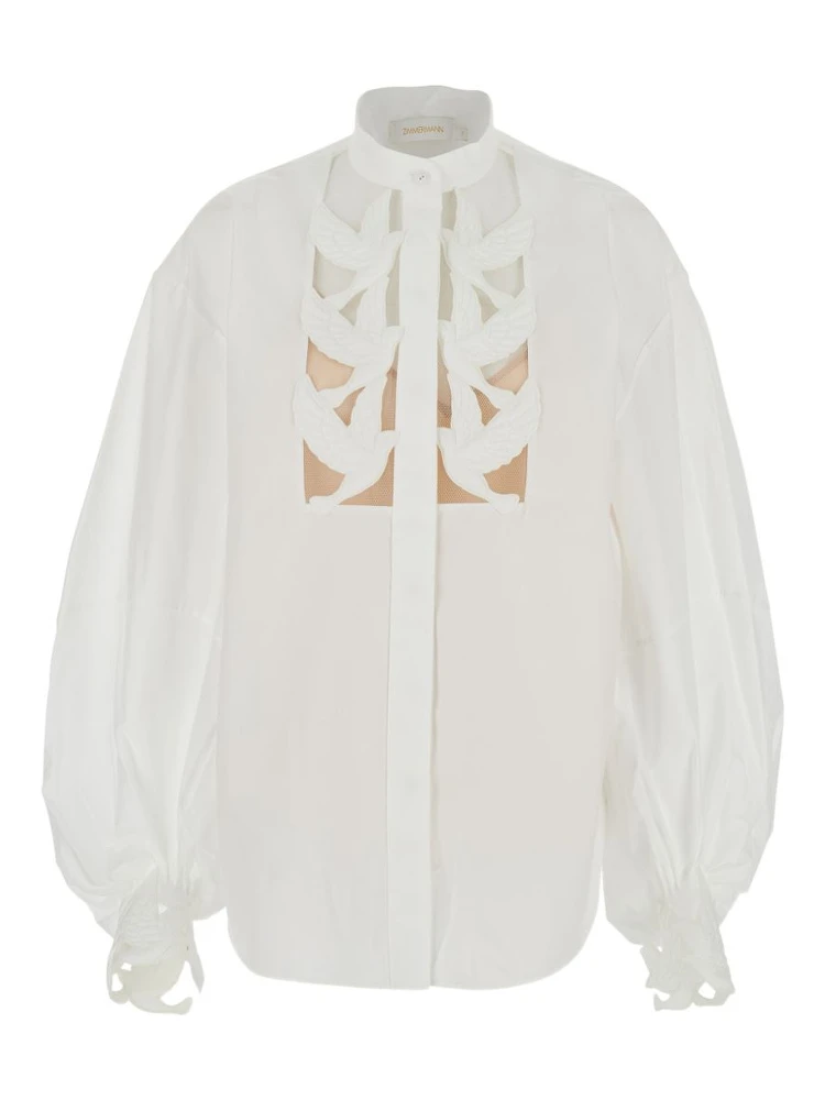 Zimmermann Shirts Ivory
