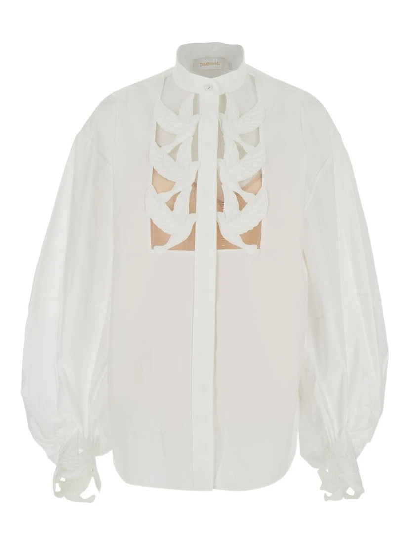 Zimmermann Shirts Ivory
