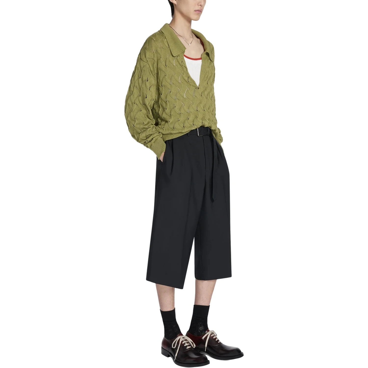 BELTED PANTS