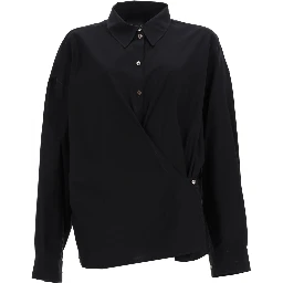 "STRAIGHT COLLAR TWISTED" SHIRT