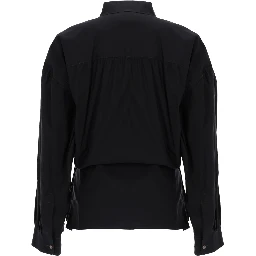 "STRAIGHT COLLAR TWISTED" SHIRT