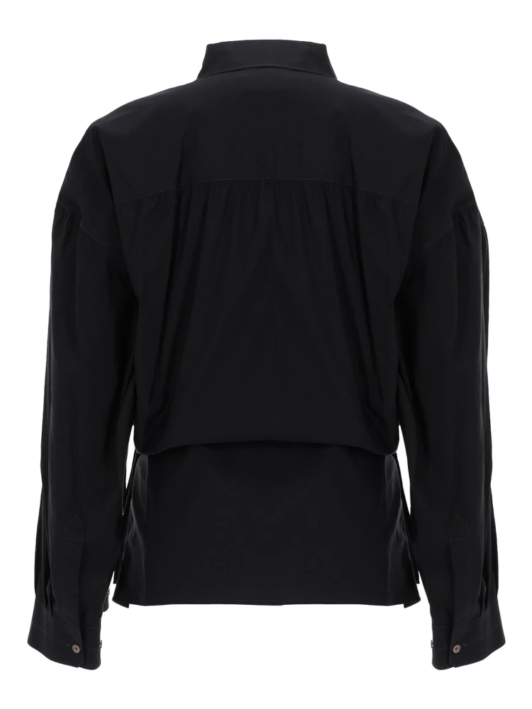 "STRAIGHT COLLAR TWISTED" SHIRT alternative
