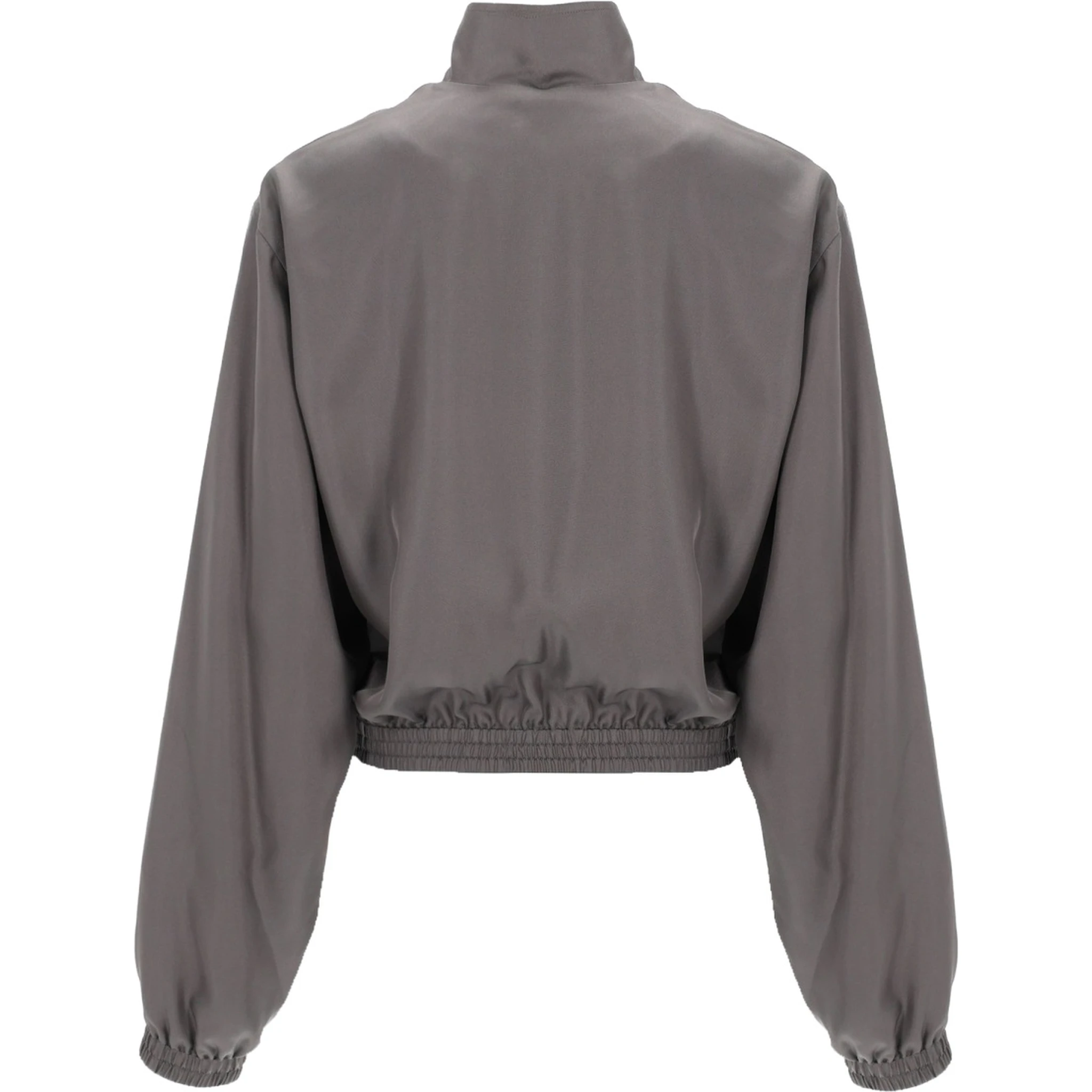 CROPPED JACKET WITH LOGO