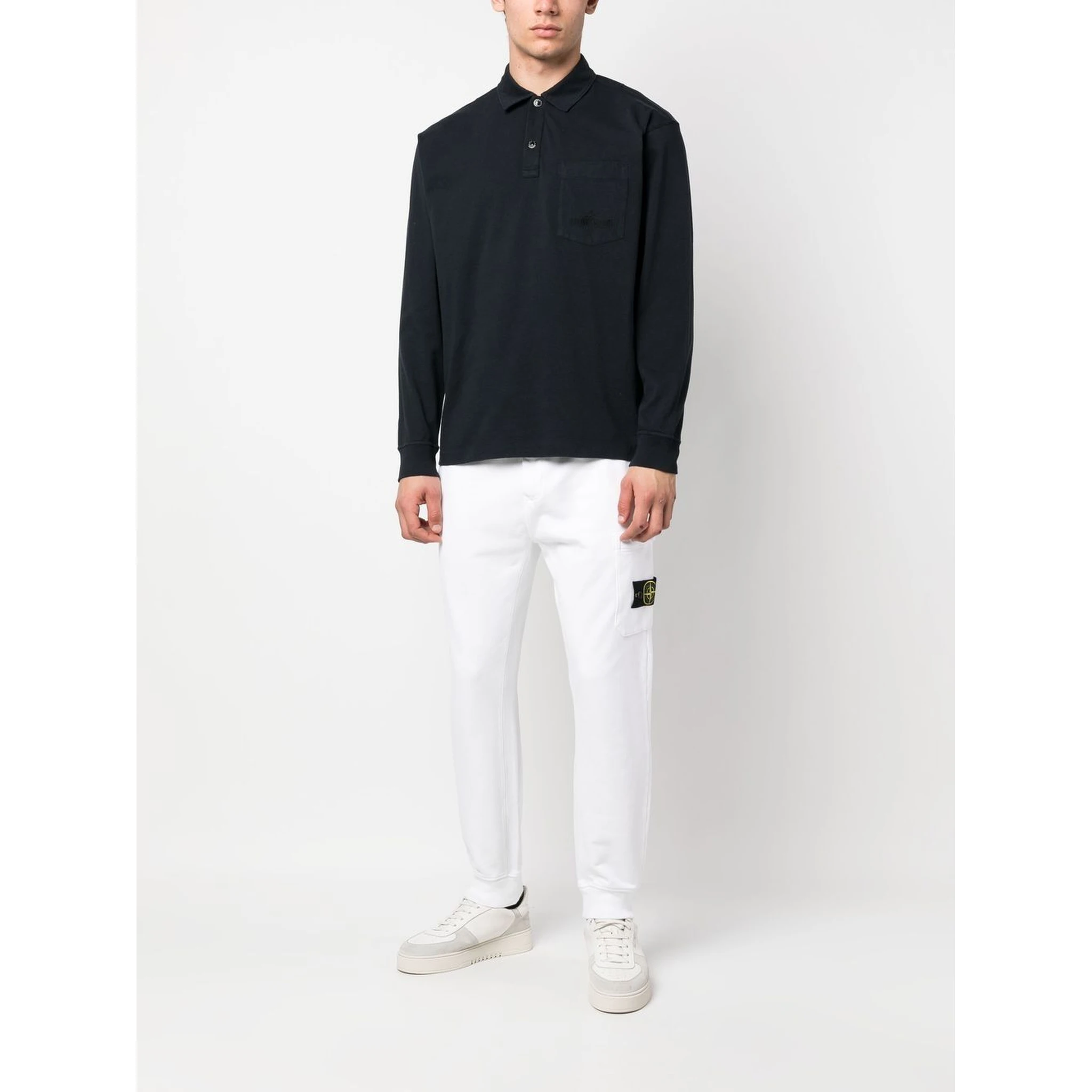 Stone Island Trousers White
