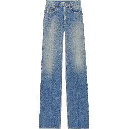 جينز سان لوران أزرق