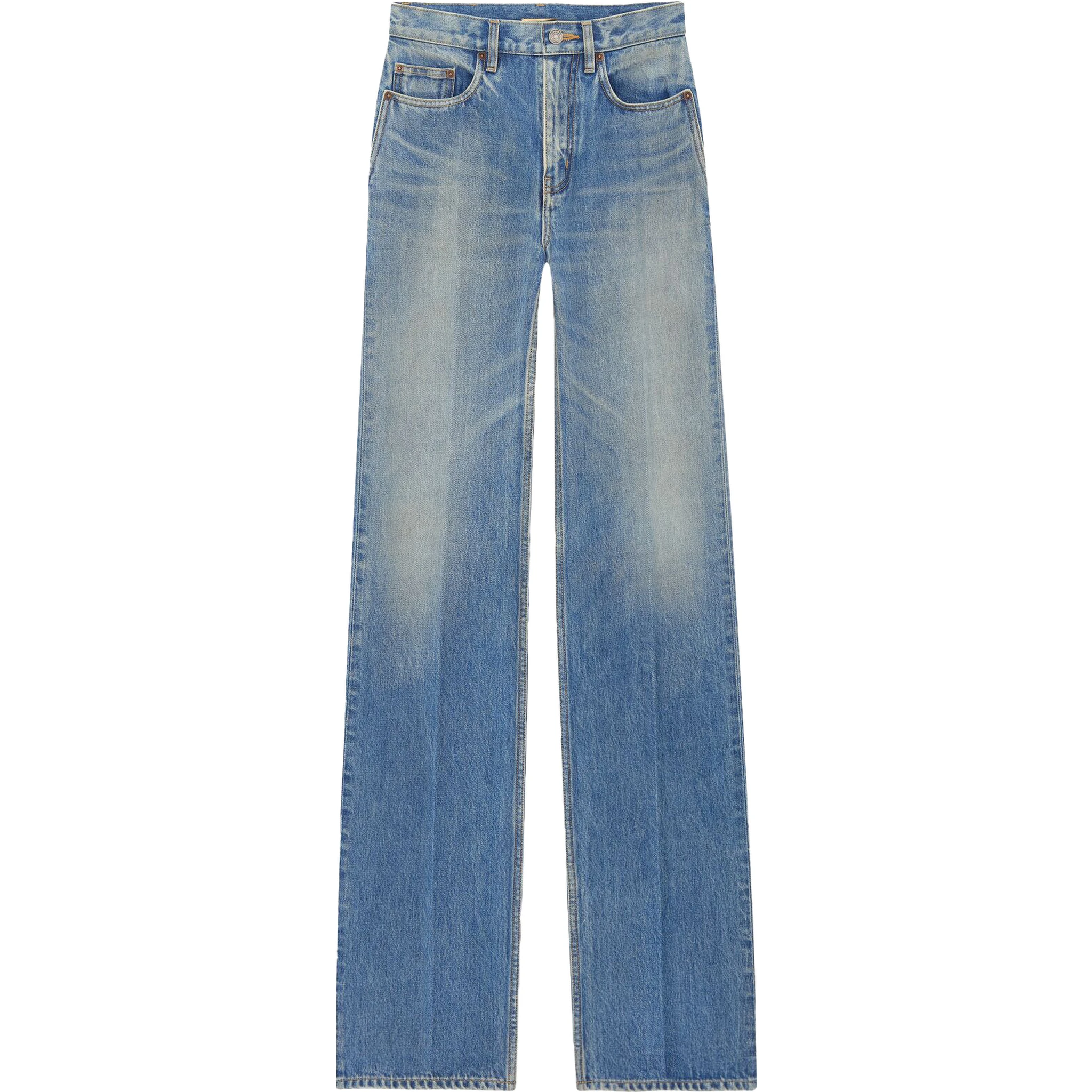 جينز سان لوران أزرق