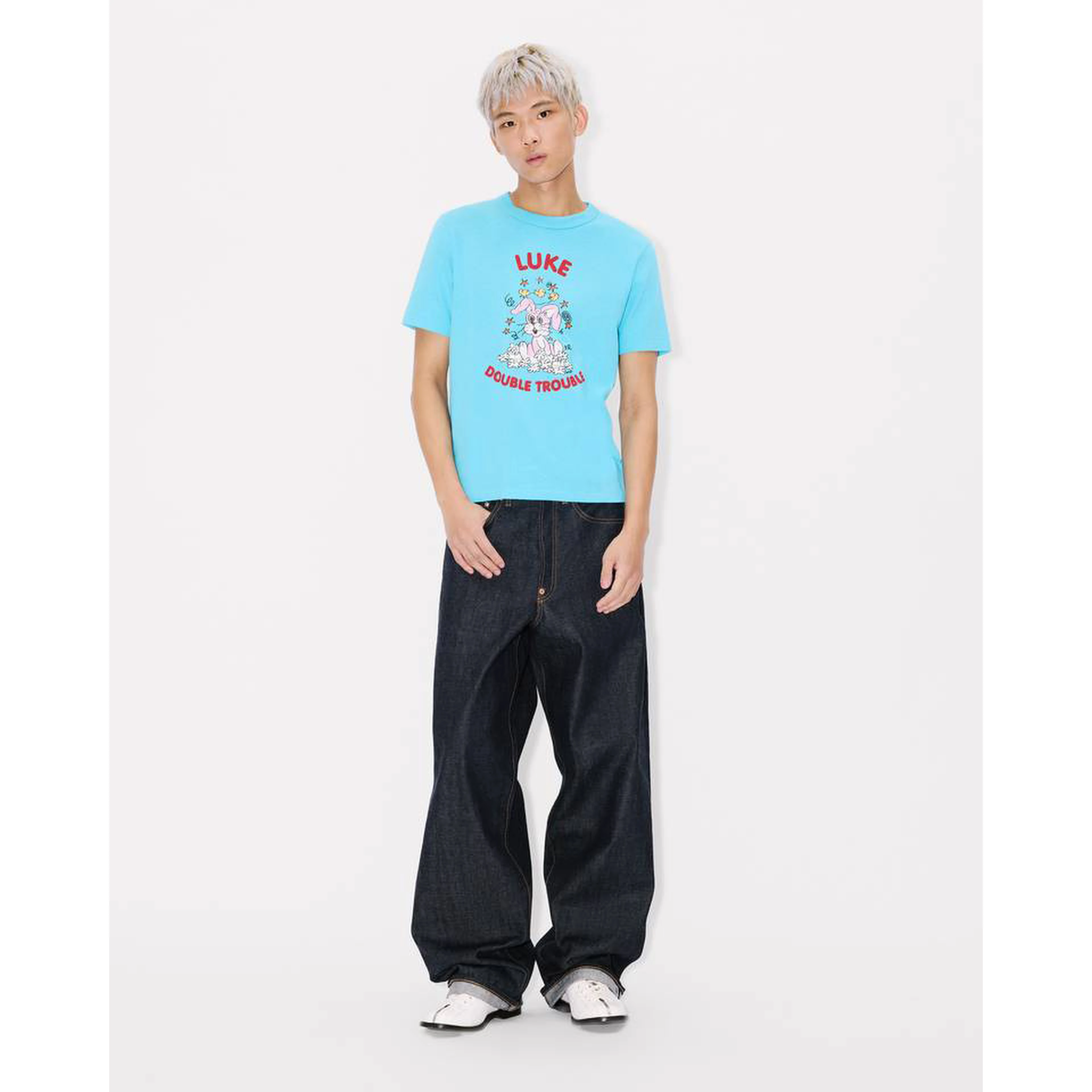 Kenzo T-shirts and Polos Clear Blue