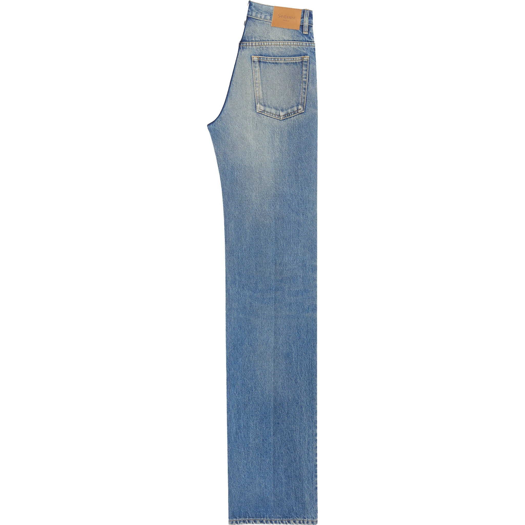 جينز سان لوران أزرق