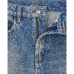 جينز سان لوران أزرق