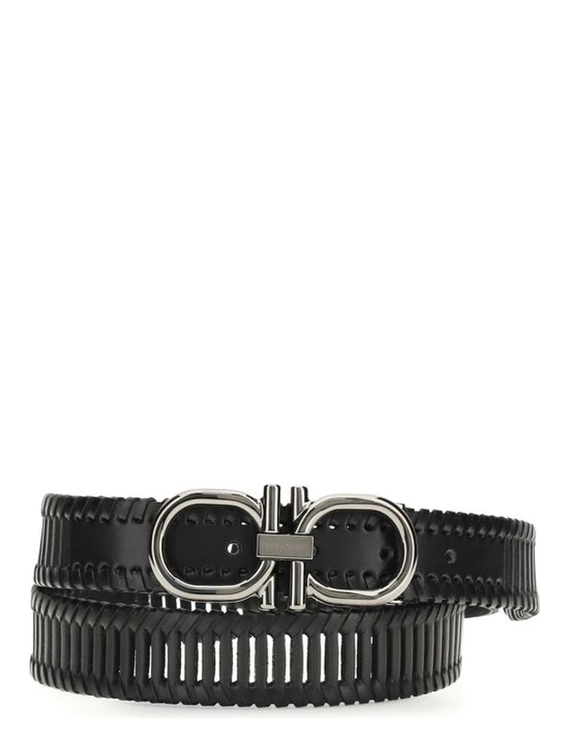 Black Calf Leather Bos Taurus Regular Belt