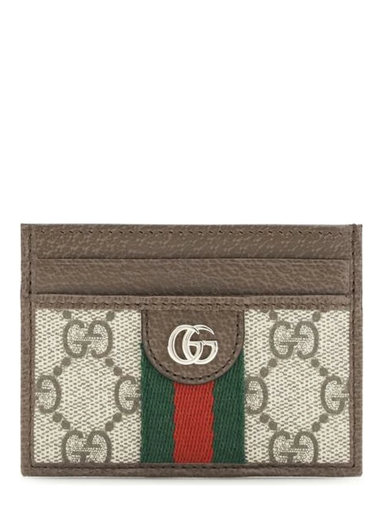 Brown Fabric Cardholder