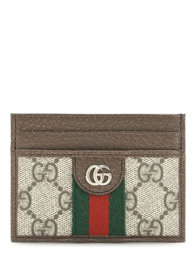 Brown Fabric Cardholder