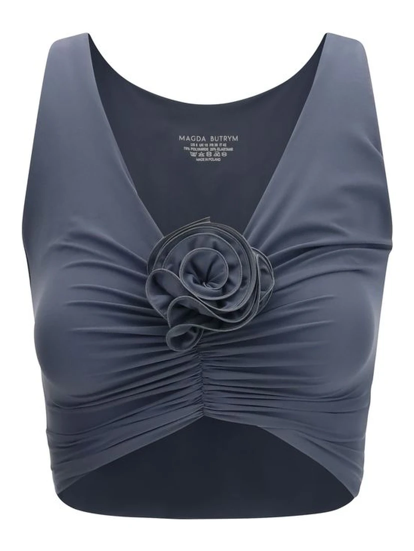 Gray Polyamide Swimwear