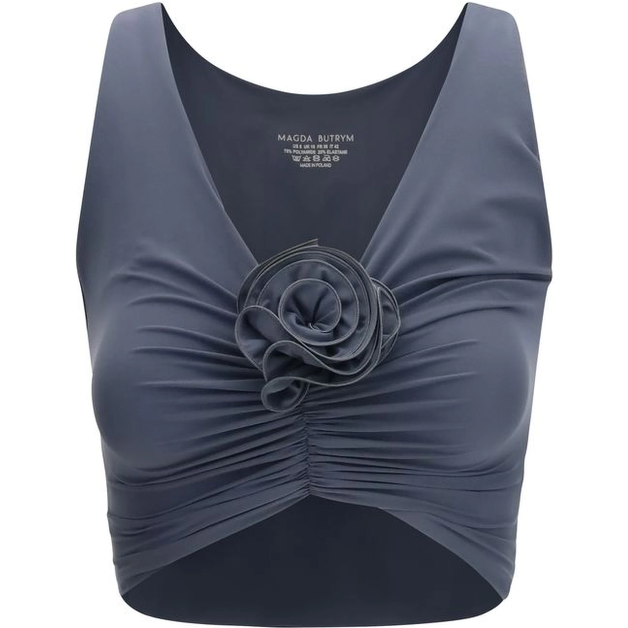 Gray Polyamide Swimwear