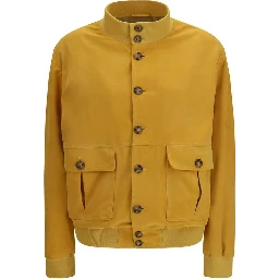 Bicolor Goatskin Bomber