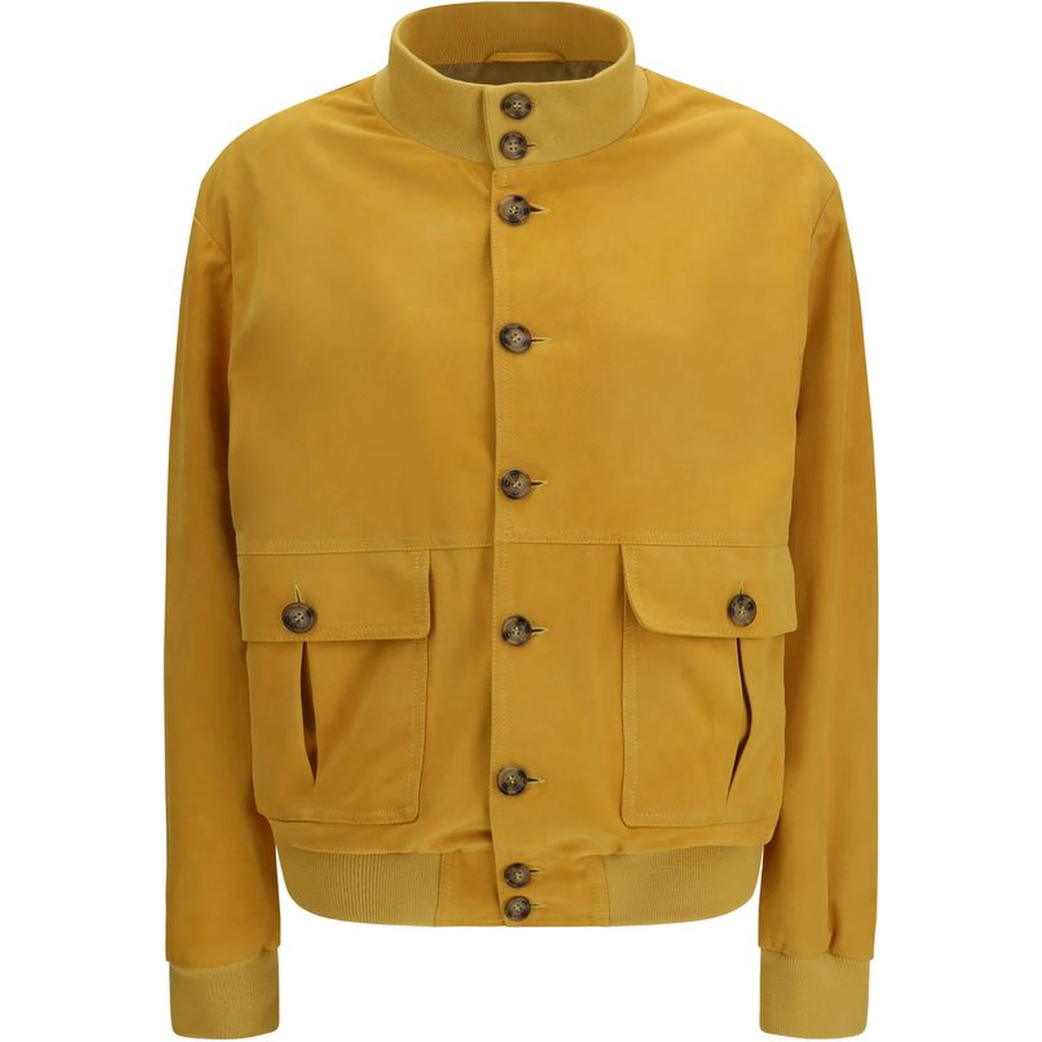 Bicolor Goatskin Bomber