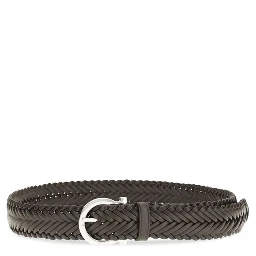 Brown Calf Leather Bos Taurus Regular Belt