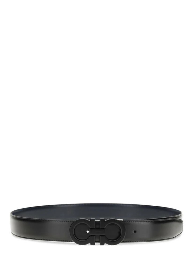 Black Calf Leather Bos Taurus Regular Belt