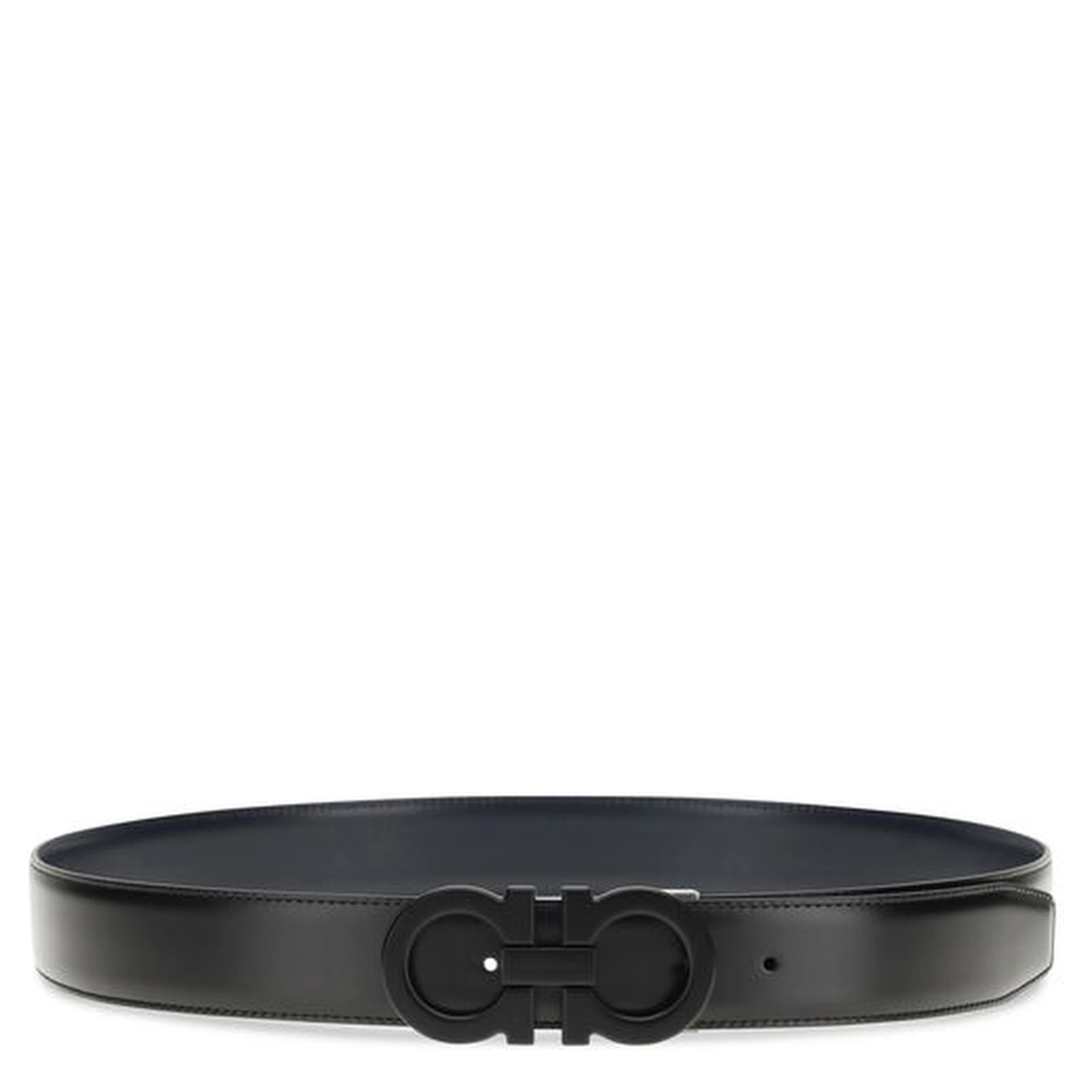 Black Calf Leather Bos Taurus Regular Belt