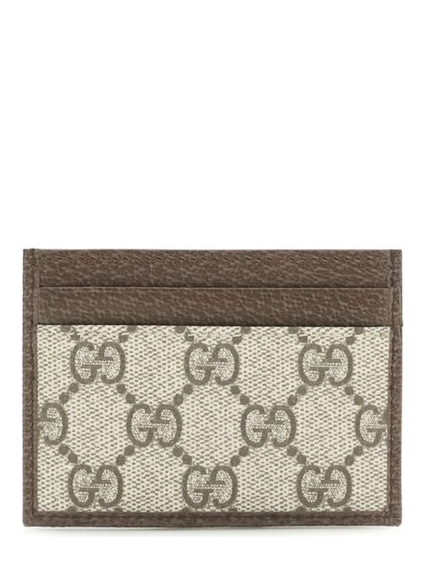 Brown Fabric Cardholder