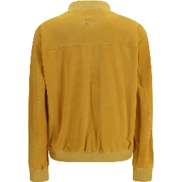 Bicolor Goatskin Bomber