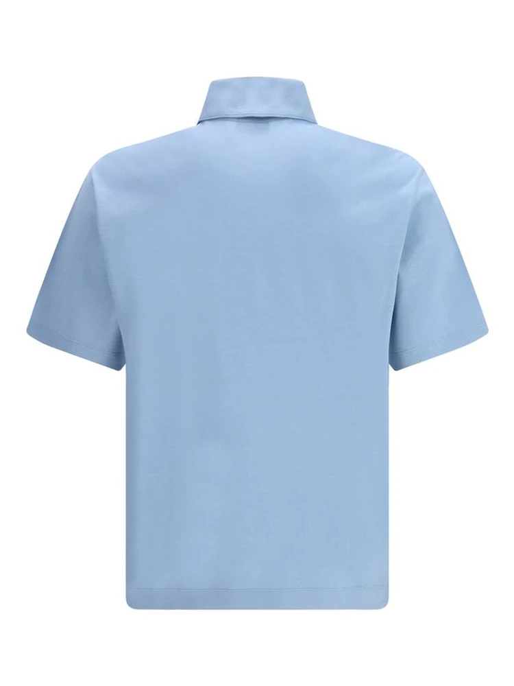 Blue Cotton Polo Shirt alternative