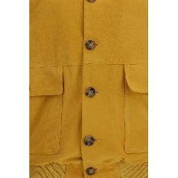 Bicolor Goatskin Bomber
