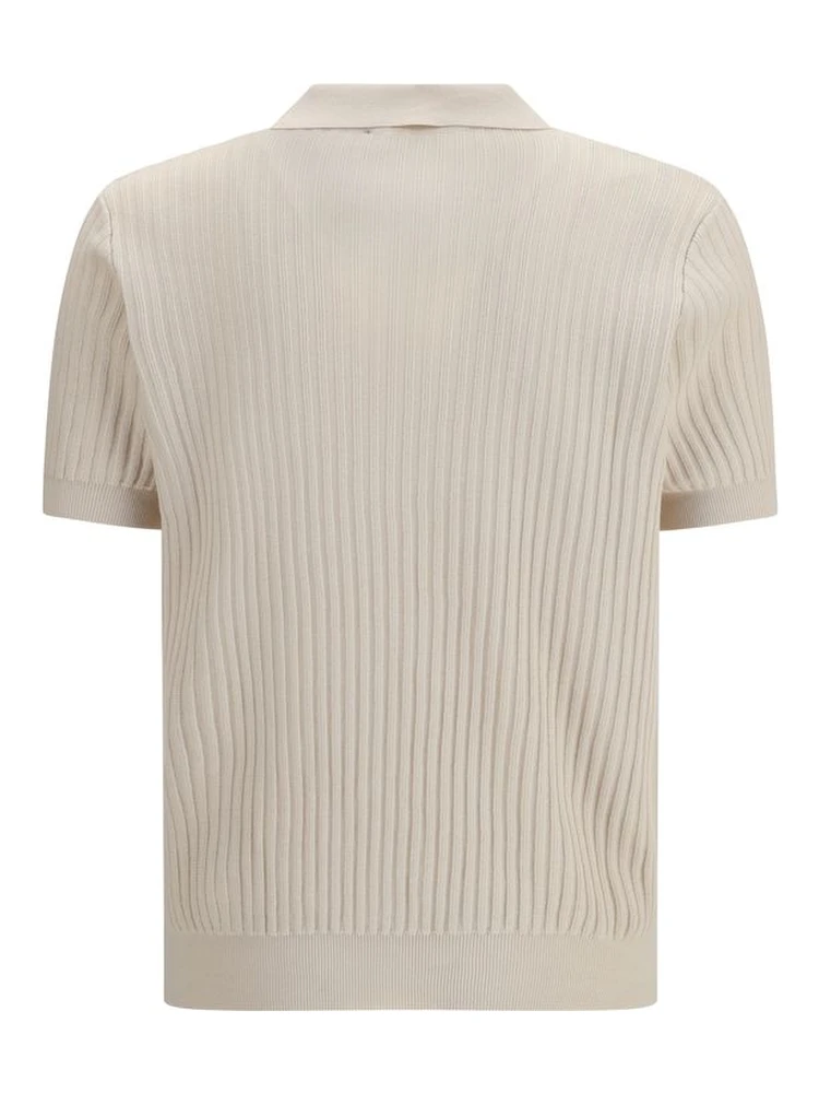 Beige Cotton Polo Shirt alternative