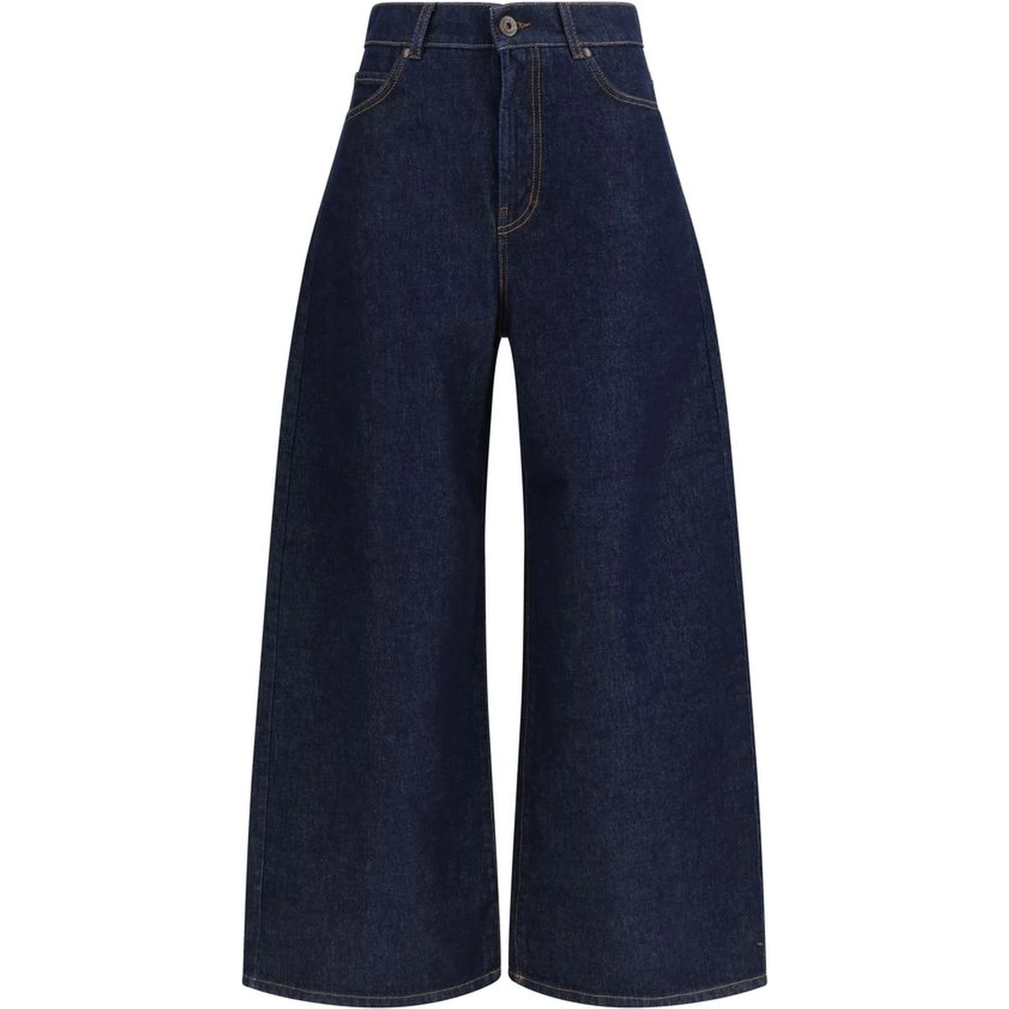 جينز قطني أزرق