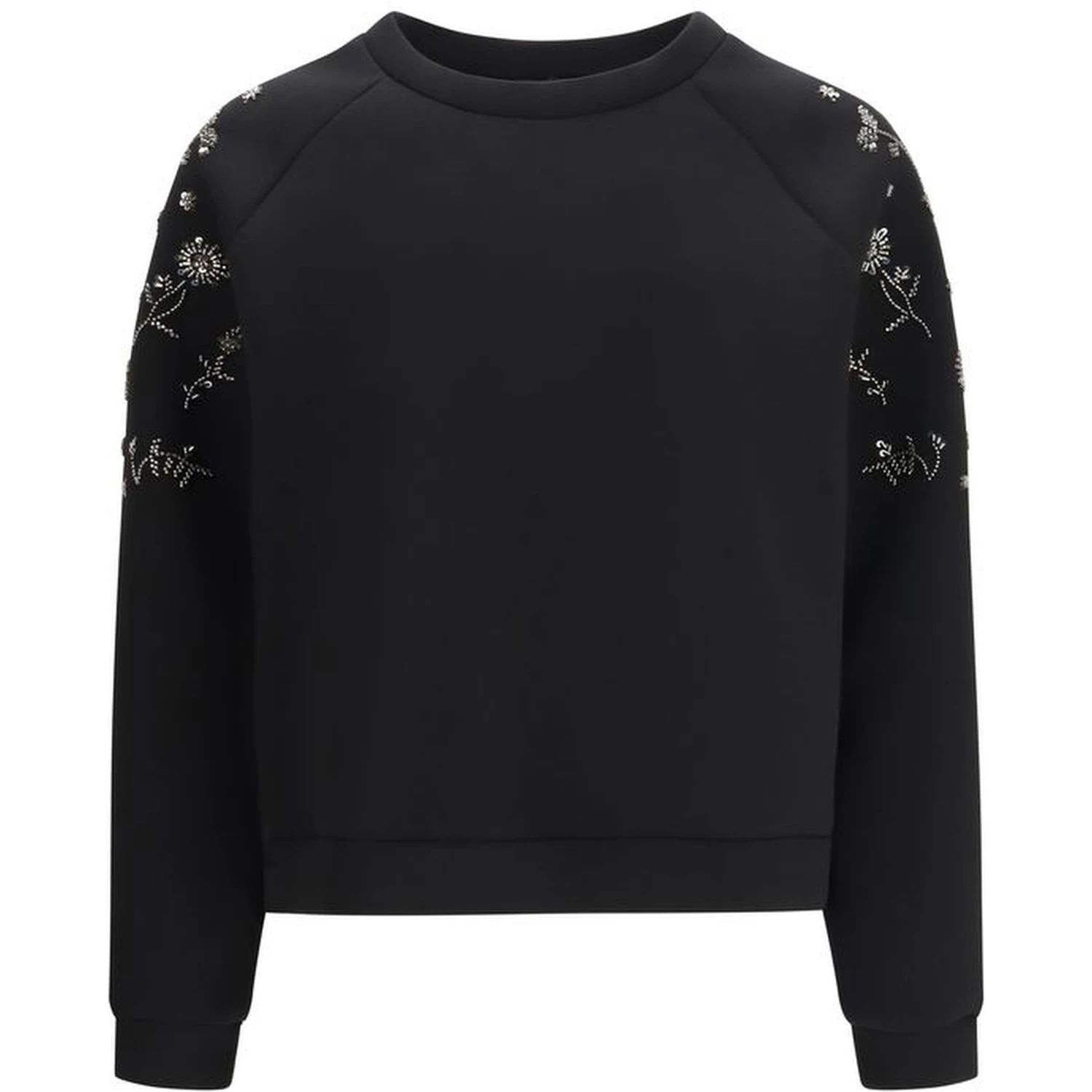 Black Polyester Sweatshirt