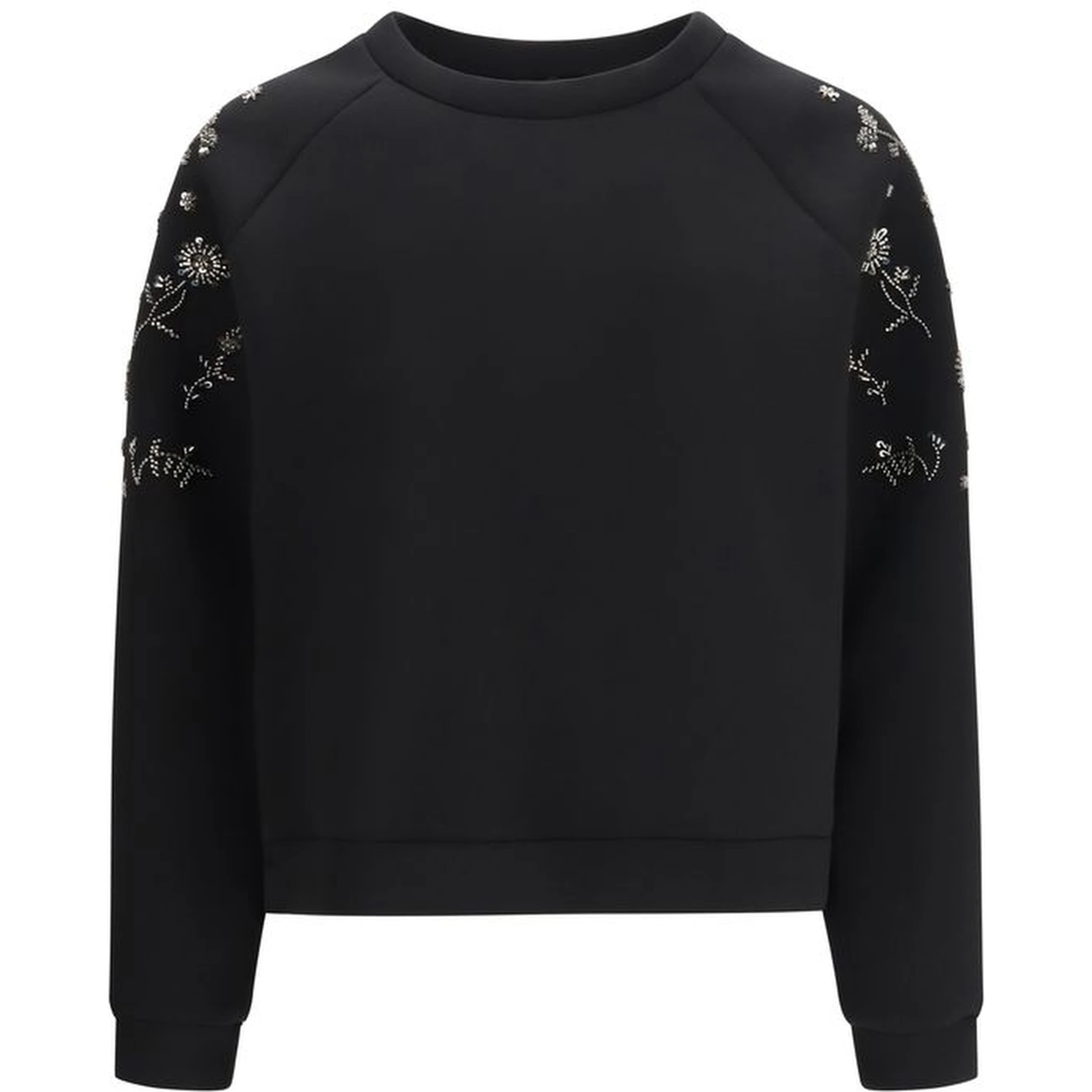 Black Polyester Sweatshirt