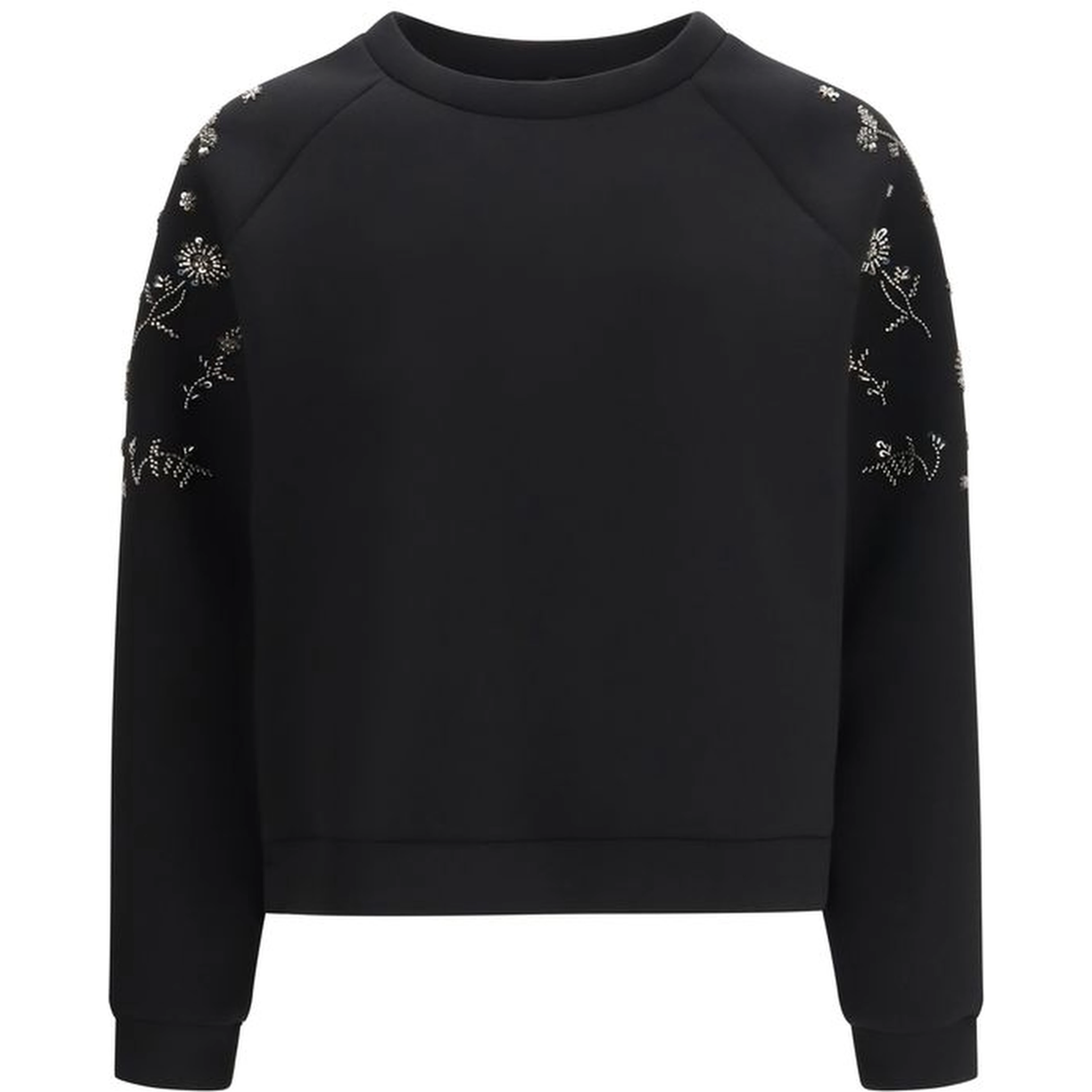 Black Polyester Sweatshirt
